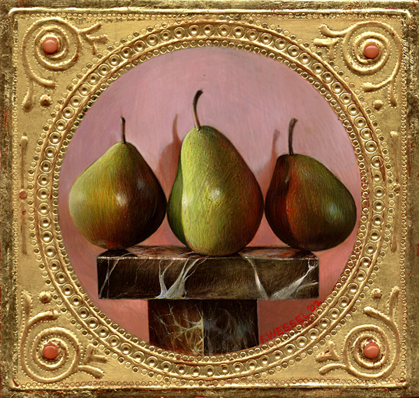 Fred Wessel - Predella (Pears On Marble)